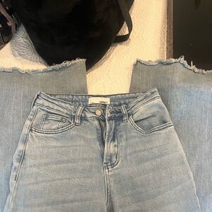 VERO MODA Women's Boot Cut Light Blue Jeans